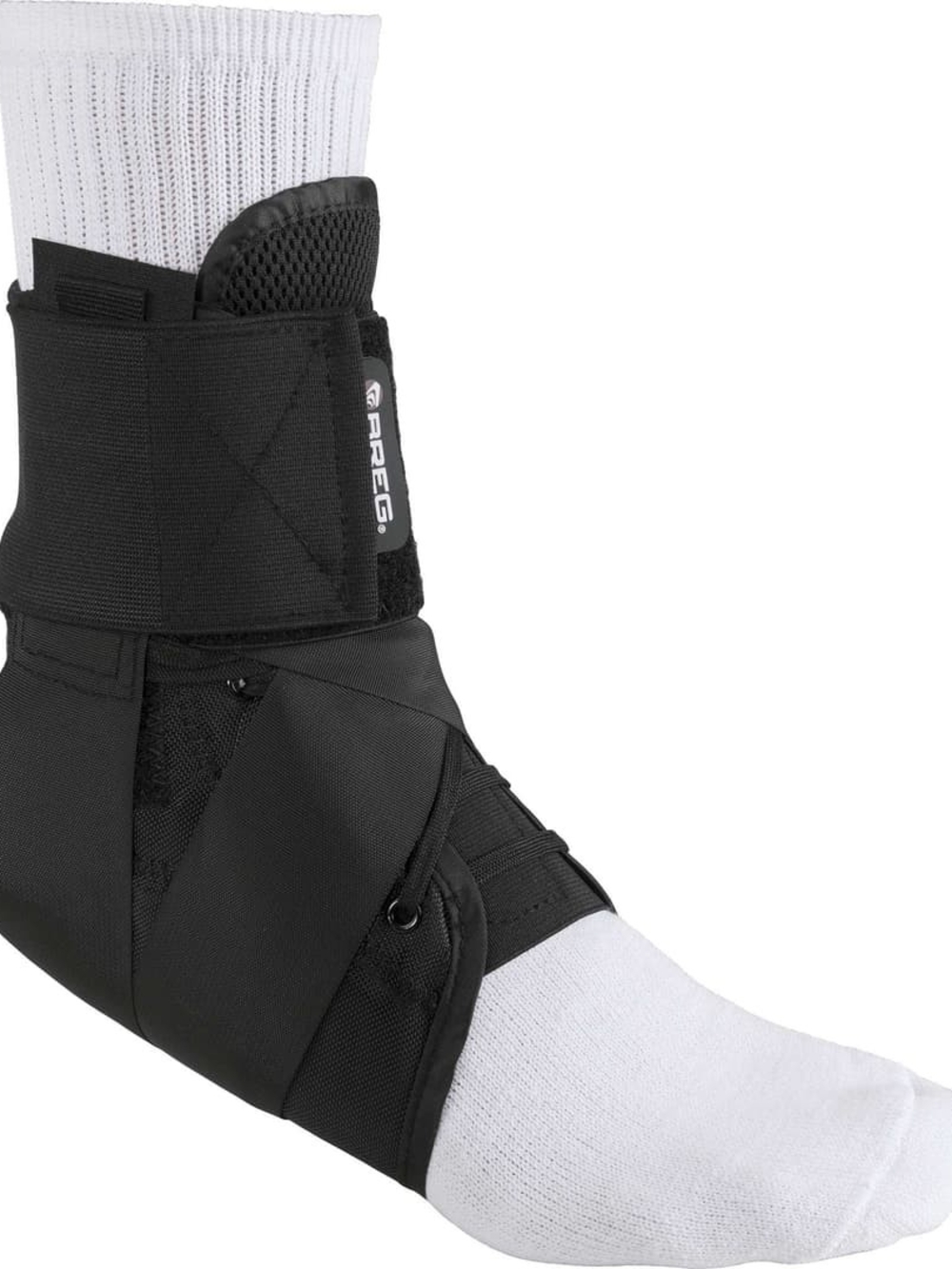 REG Adjustable Ankle Brace Support - Black